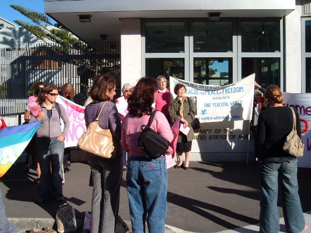 Women Say NO to War, 8 March, in Wellington